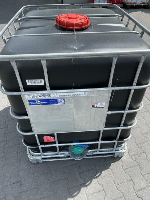 Zbiornik na deszczówkę 1000L używany ibc czarny