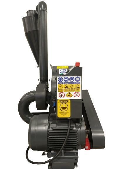 Optymalny Młyn bijakowy o mocy 11 kW + Cyklon