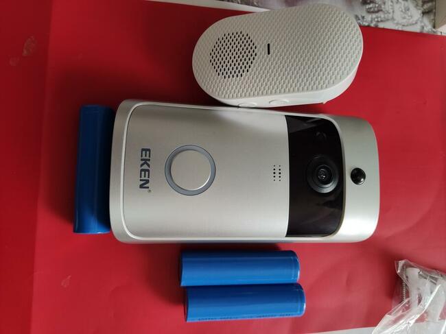 Eken V5 dzwonek z kamerą wideo i interkomem do drzwi.