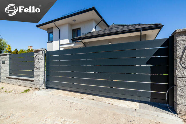 Ogrodzenie płot brama przesuwna skrzydłowa wjazdowa aluminiu