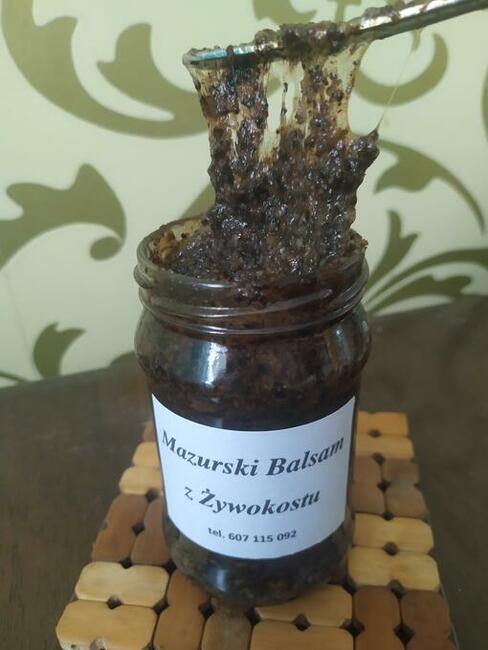 Żywokost lekarski Balsam Mazurski na 60% bioalkoholu