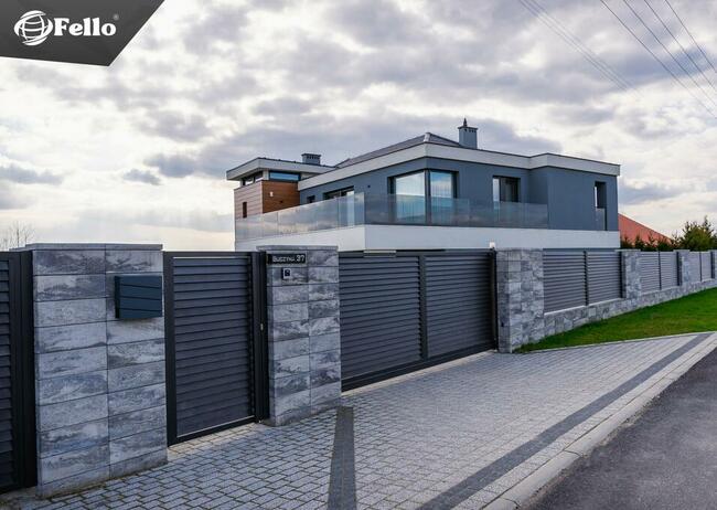 Ogrodzenie płot brama przesuwna skrzydłowa wjazdowa aluminiu