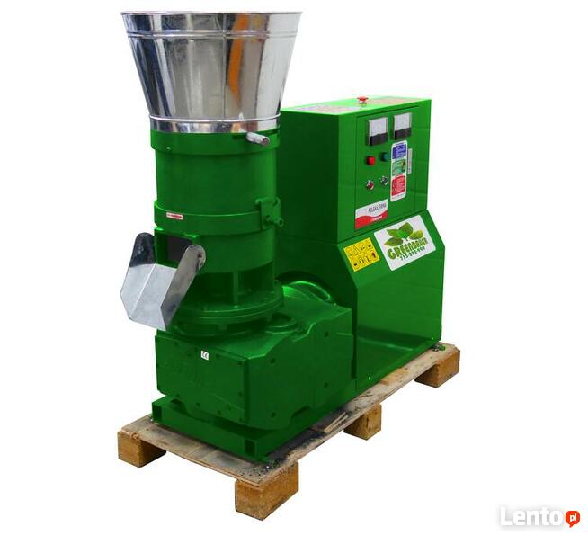 Peleciarka 22 kW 3-rolkowa niskoobrotowa Greenbauer