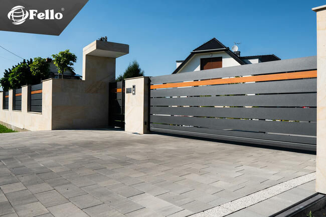 Ogrodzenie płot brama przesuwna skrzydłowa wjazdowa aluminiu