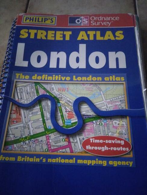 Wielki plan miasta Londynu The definitive LONDON atlas
