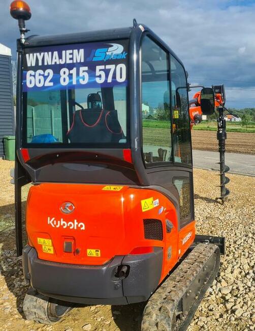 Wypożyczalnia/wynajem minikoparki/wiertnica usługi KĘTY
