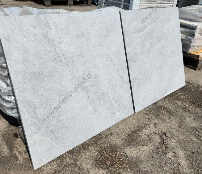 Cliff jasny szary płyty tarasowe gat.1 60x60x20 gres 2cm