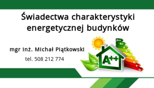 Świadectwo Charakterystyki Energetycznej ŚChE Kościan