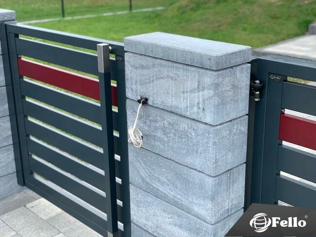 Ogrodzenie płot furtka bramka wejście drzwi aluminium RAL