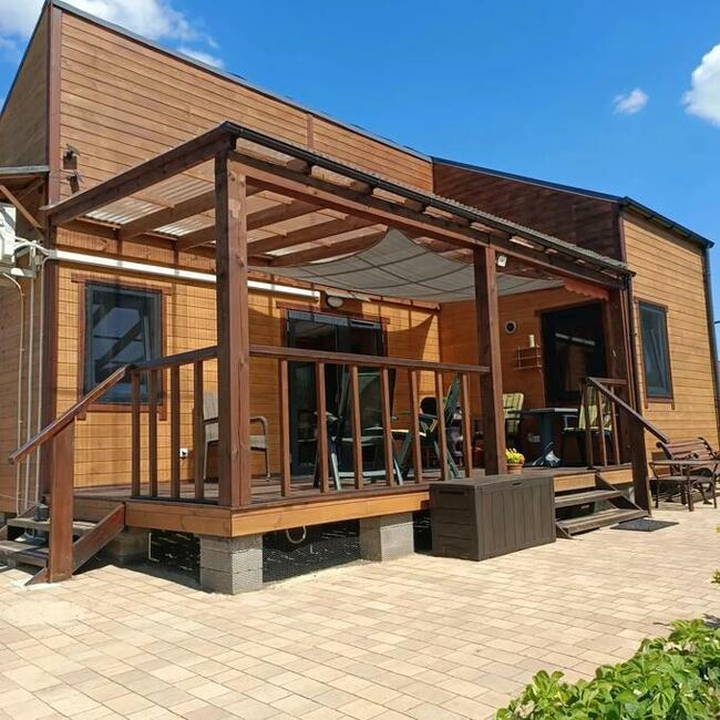 Domek letniskowy cołoroczny Lubrza nad jeziorem Polska