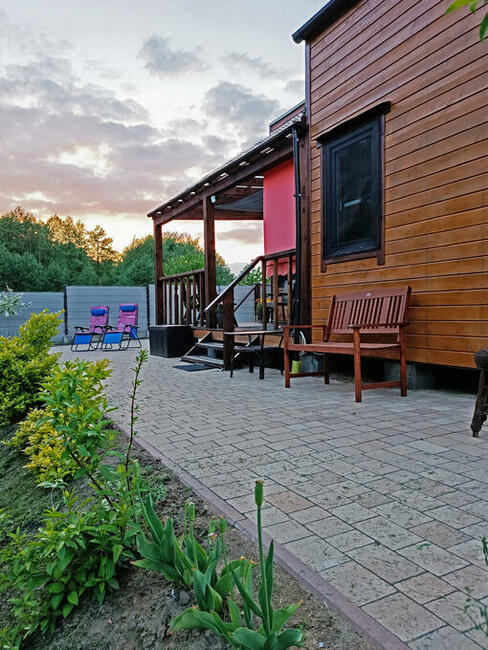 Domek letniskowy cołoroczny Lubrza nad jeziorem Polska