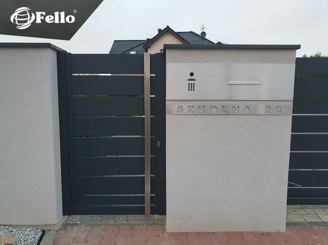 Ogrodzenie płot furtka bramka wejście drzwi aluminium RAL