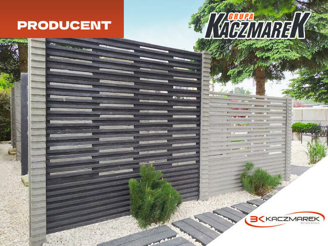 Nowoczesne Ogrodzenia Betonowe |Montaż|TRANSPORT|Producent