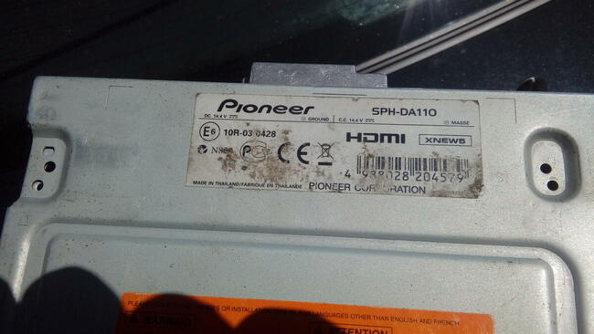 Sprzedam radio 2din Pioneer SPH-DA110