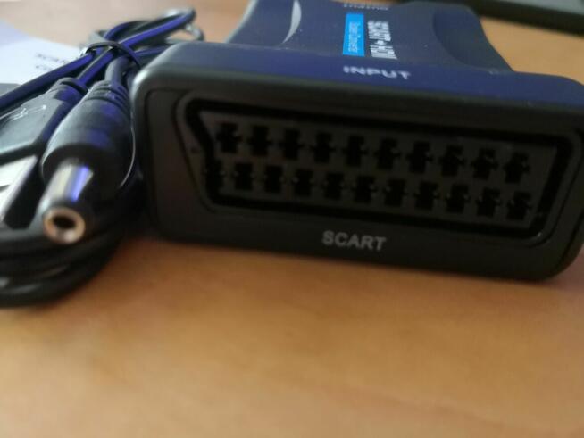 Konwerter adapter przejściówka EURO SCART do na HDMI