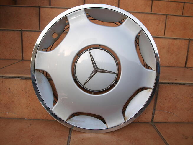 Mercedes kołpaki 15 chrom oryginalne (komplet 4 sztuki)