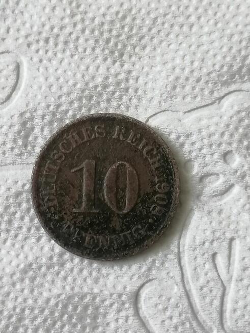 Moneta 10 Pfennig 1908r
