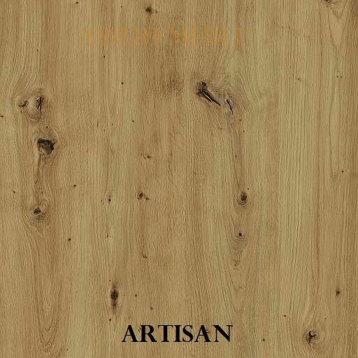 MILO - garderoba z lustrem i lamelami