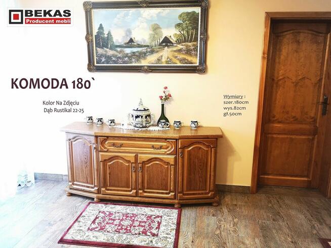 Komoda 160` Stylowa Nowa Orzech Ciemny od Bekas Meble