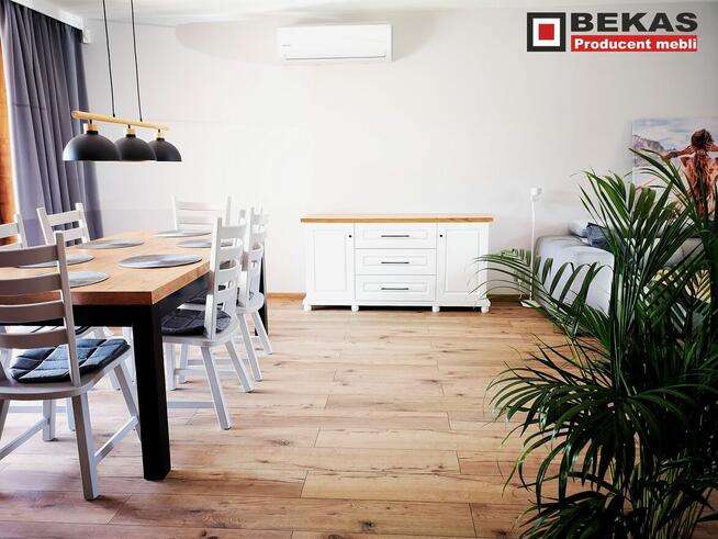 Białe Biurko LONDYN 120` (2D-2s) White OAK Dąb BEKAS MEBLE