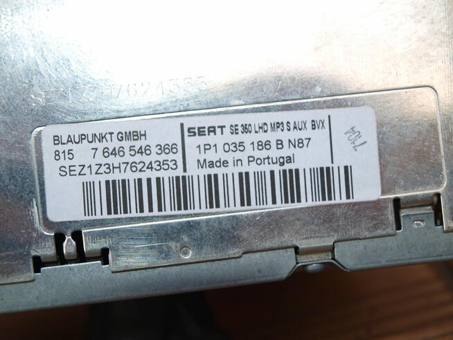 Seat Leon radio CD Mp3 oryginalne 2005 - 2012r