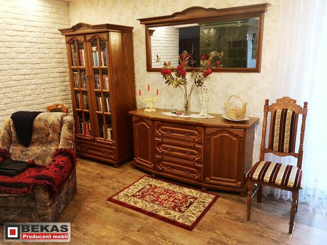 Biała biblioteczka Caro 90`Biały Dąb Skandynawia Bekas Meble