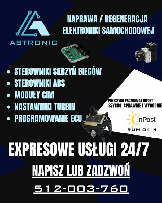 NAPRAWA REGENERACJA ELEKTRONIKI SAMOCHODOWEJ