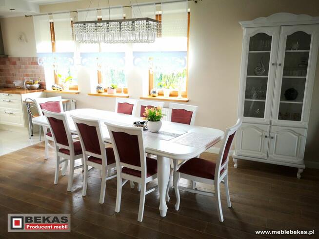 Biała biblioteczka Caro 90`Biały Dąb Skandynawia Bekas Meble