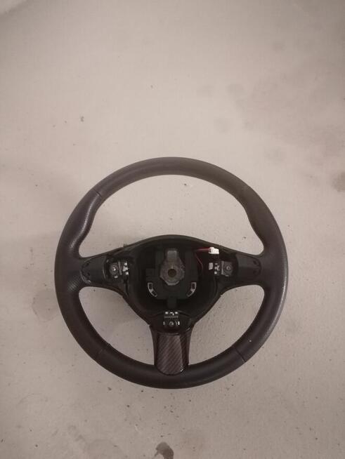 Kierownica Alfa Romeo 147 GT Skóra Czerwona Nić CARBON Przyc