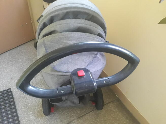 Wózko rowerek trójkołowy szary