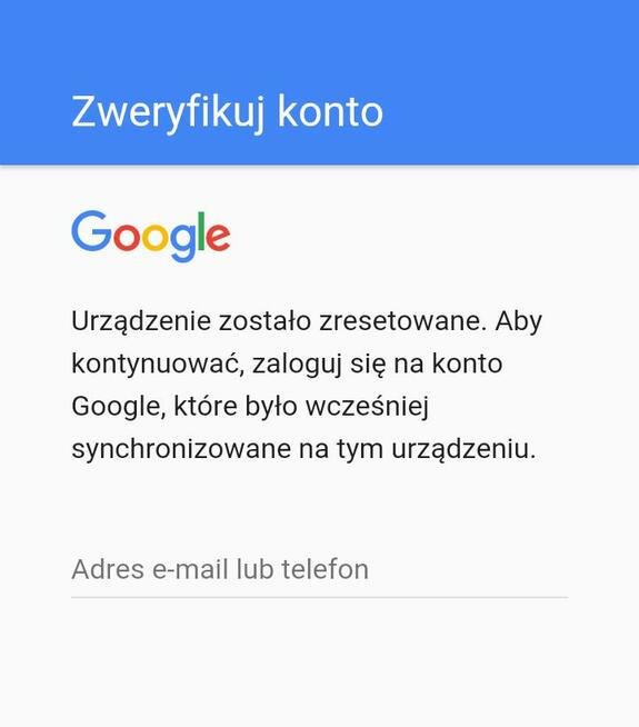 Ściąganie blokad z telefonów FRP