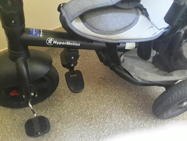 Wózko rowerek trójkołowy szary