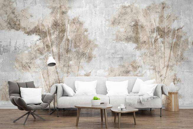 Tapeta bezowe liscie