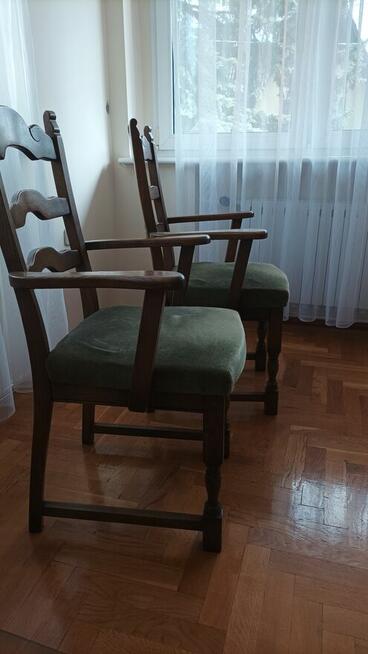Krzesło dąb rustikal tapicerowane