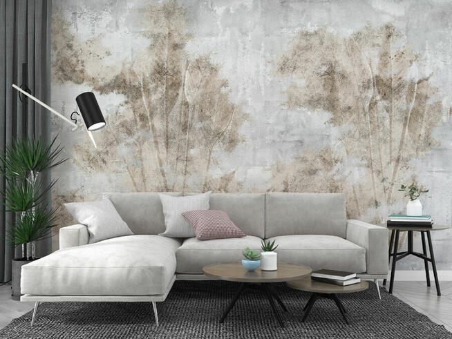 Tapeta bezowe liscie