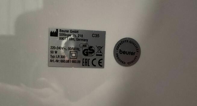 Oczyszczacz powietrza Beurer LR 300 50 W biały