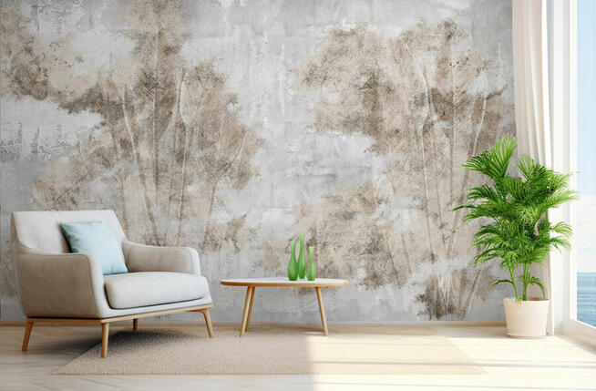 Tapeta bezowe liscie