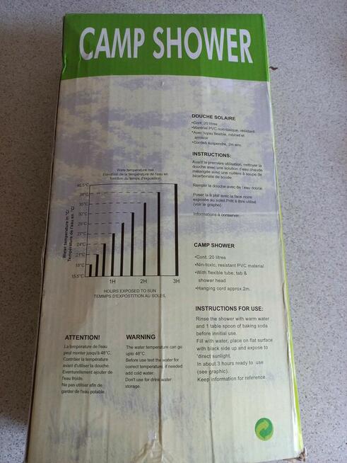 Prysznic solarny 20 l