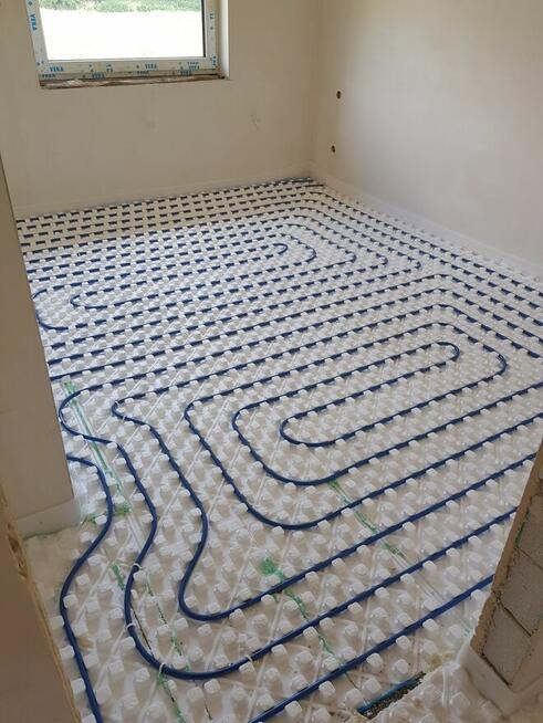 Ogrzewanie podłogowe, instalacje wod-kan