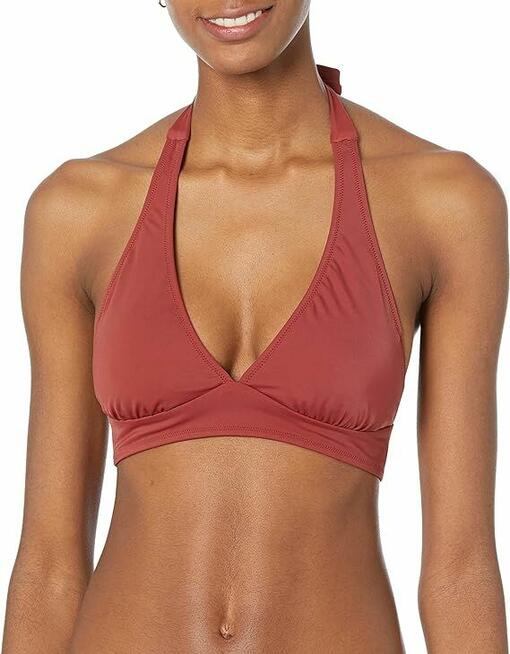 L AMAZON ESSENTIALS Góra od bikini burgund nowy