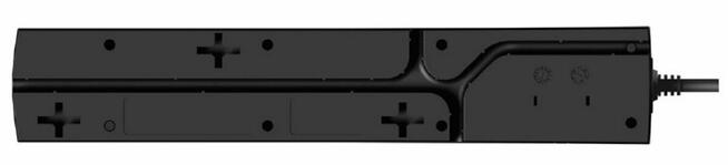 Listwa antyprzepięciowa EVER dł. 1,5 m, 5 gniazd