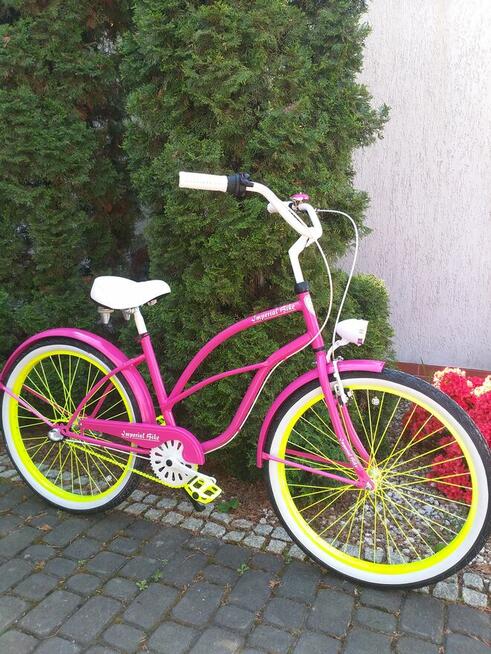 Rower miejski Cruiser Imperial Bike 26cl-PREZENT NA KOMUNIĘ
