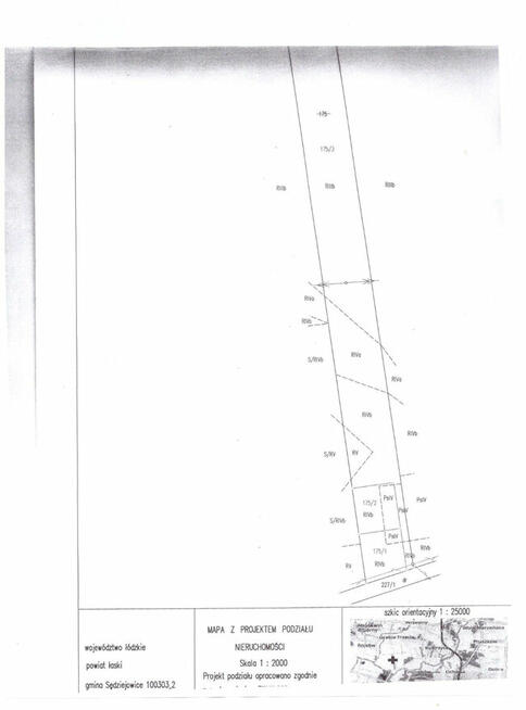 Działka budowlana Rekreacyjna Grabia gmina siedziejowice