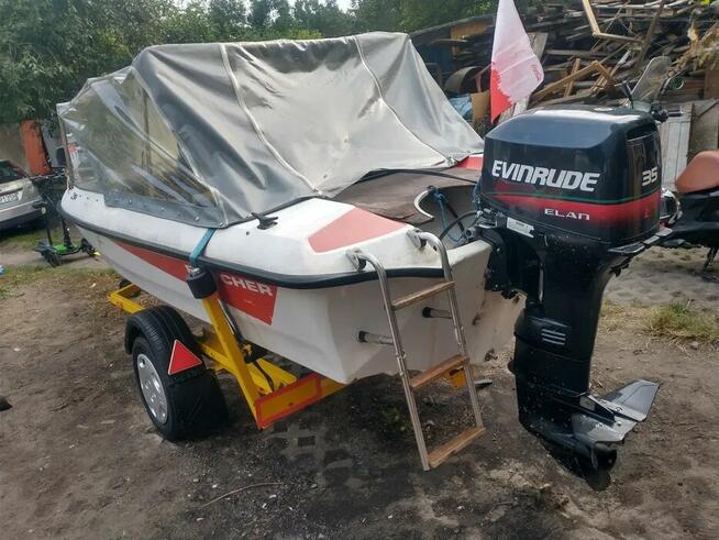 Sprzedam łódź motorowodną Fletcher silnik Echosonda 35 km