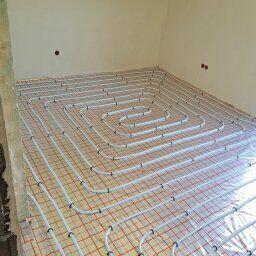 Ogrzewanie podłogowe, instalacje wod-kan