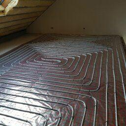 Ogrzewanie podłogowe, instalacje wod-kan