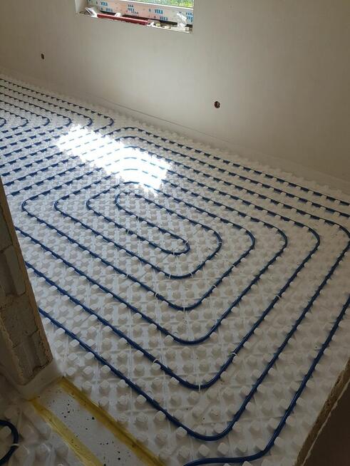 Ogrzewanie podłogowe, instalacje wod-kan