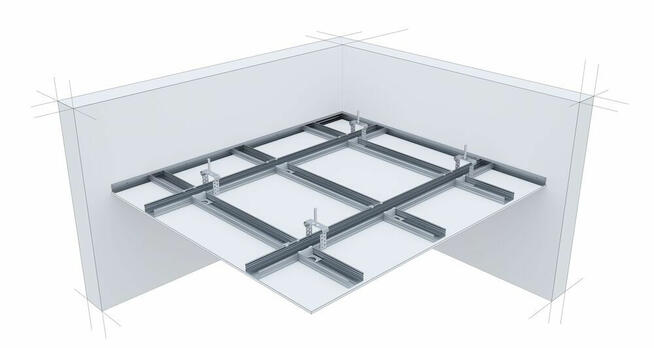 Profil cd60 4mb 0,5mm SUFITOWY GŁÓWNY sucha zbudowa g-k