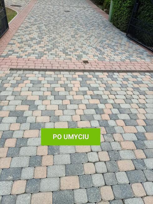 MYCIE, czyszczenie kostki brukowej.