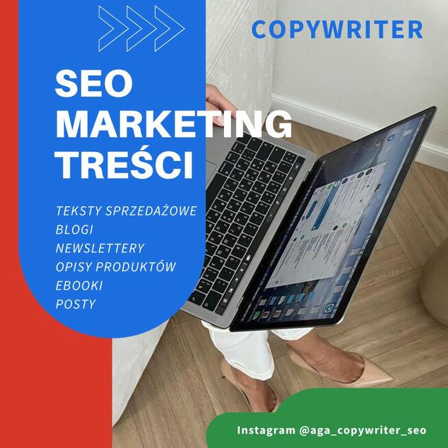 Teksty SEO, opisy produktów, copywriter